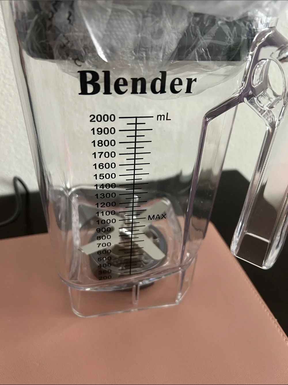Cranddi Clear Plastic Blender replacement Jar k80